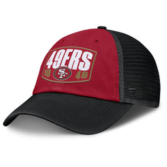 San Francisco 49ers Franchise Trucker Adjustable Hat - Scarlet/Black - Fanatics