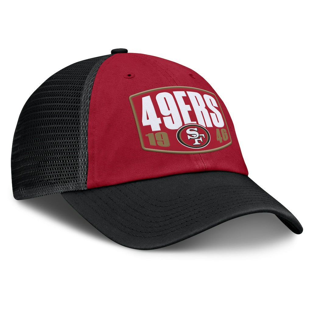 San Francisco 49ers Franchise Trucker Adjustable Hat - Scarlet/Black - Fanatics