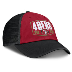 San Francisco 49ers Franchise Trucker Adjustable Hat - Scarlet/Black - Fanatics