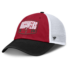 Tampa Bay Buccaneers Franchise Trucker Adjustable Hat - Red/Pewter - Fanatics