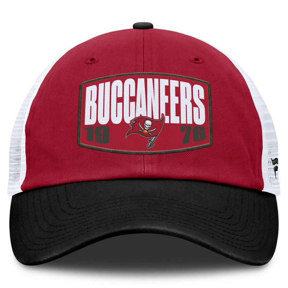 Tampa Bay Buccaneers Franchise Trucker Adjustable Hat - Red/Pewter - Fanatics