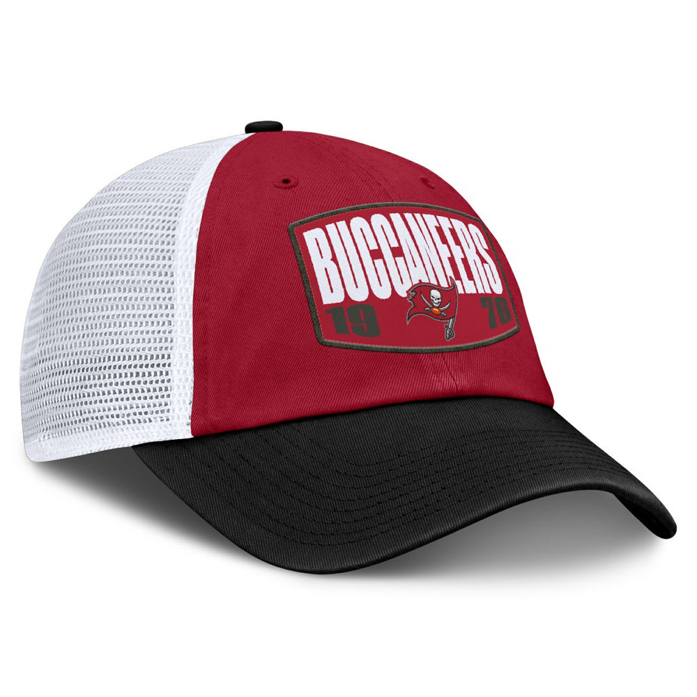 Tampa Bay Buccaneers Franchise Trucker Adjustable Hat - Red/Pewter - Fanatics
