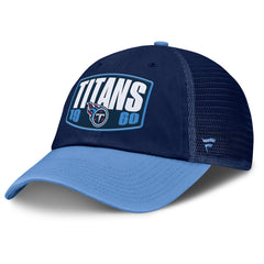 Tennessee Titans Franchise Trucker Adjustable Hat - Navy/Light Blue - Fanatics