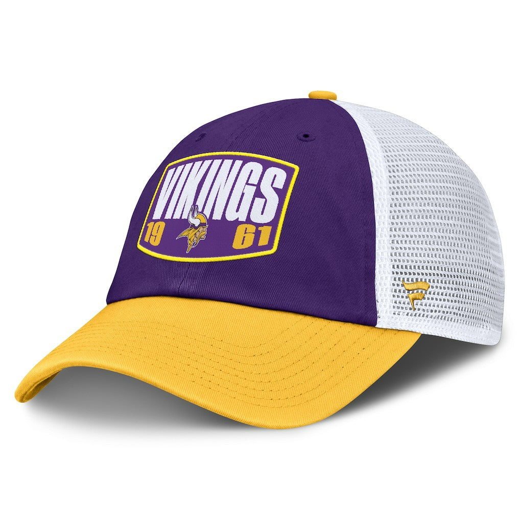 Minnesota Vikings Franchise Trucker Adjustable Hat - Purple/Gold - Fanatics