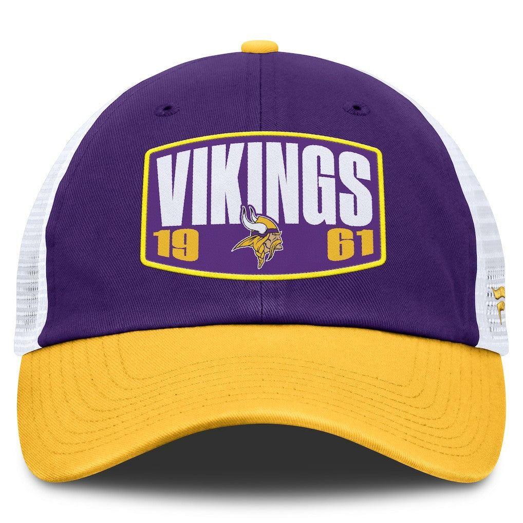 Minnesota Vikings Franchise Trucker Adjustable Hat - Purple/Gold - Fanatics