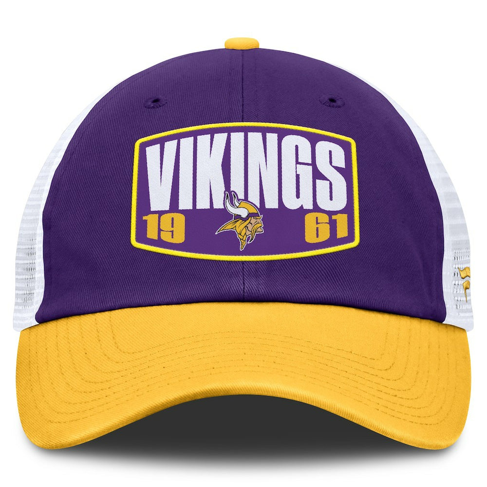 Minnesota Vikings Franchise Trucker Adjustable Hat - Purple/Gold - Fanatics