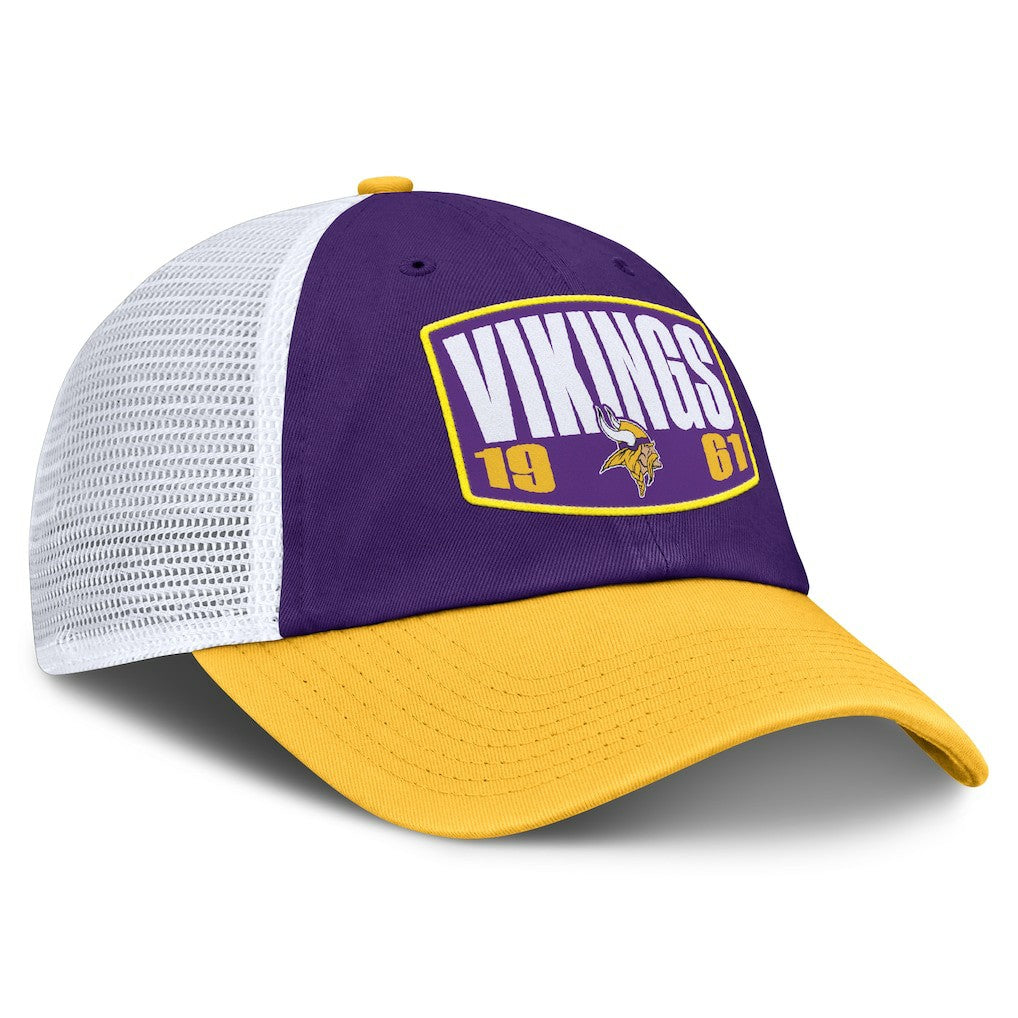 Minnesota Vikings Franchise Trucker Adjustable Hat - Purple/Gold - Fanatics