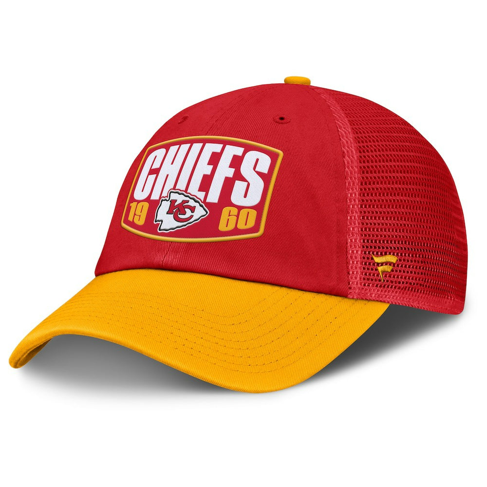 Kansas City Chiefs Franchise Trucker Adjustable Hat - Red/Gold - Fanatics