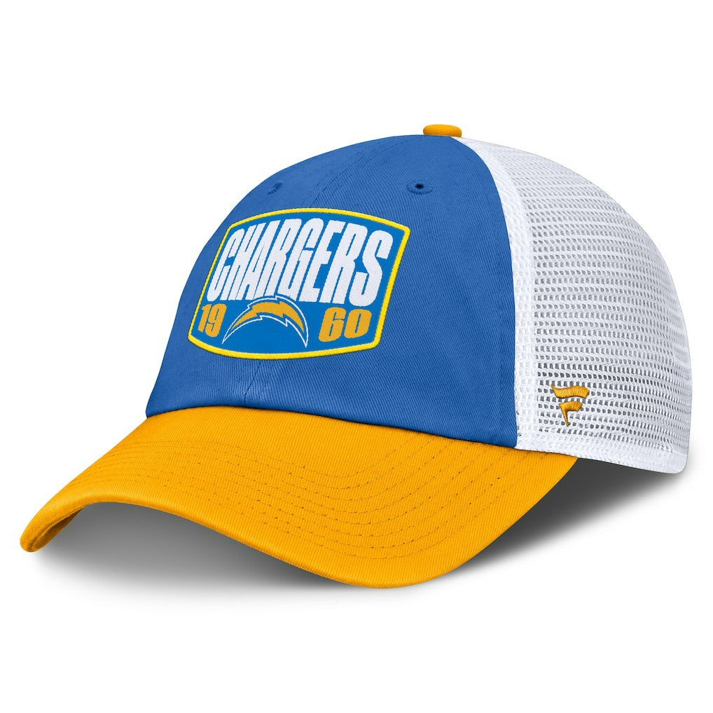 Los Angeles Chargers Franchise Trucker Adjustable Hat - Powder Blue/Gold - Fanatics