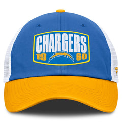 Los Angeles Chargers Franchise Trucker Adjustable Hat - Powder Blue/Gold - Fanatics