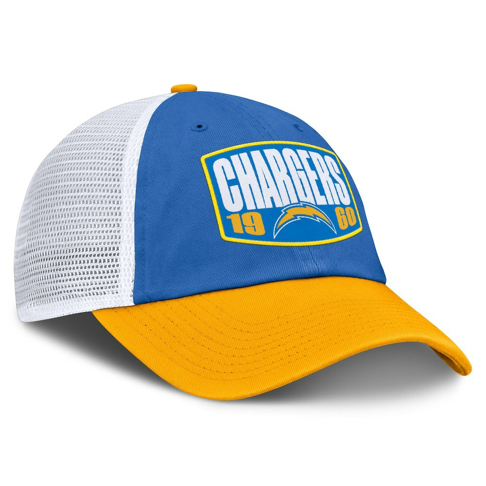 Los Angeles Chargers Franchise Trucker Adjustable Hat - Powder Blue/Gold - Fanatics
