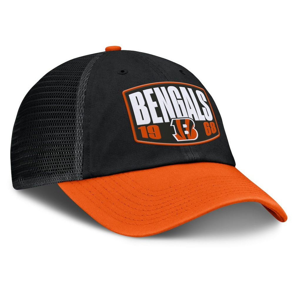 Cincinnati Bengals Franchise Trucker Adjustable Hat - Black/Orange - Fanatics