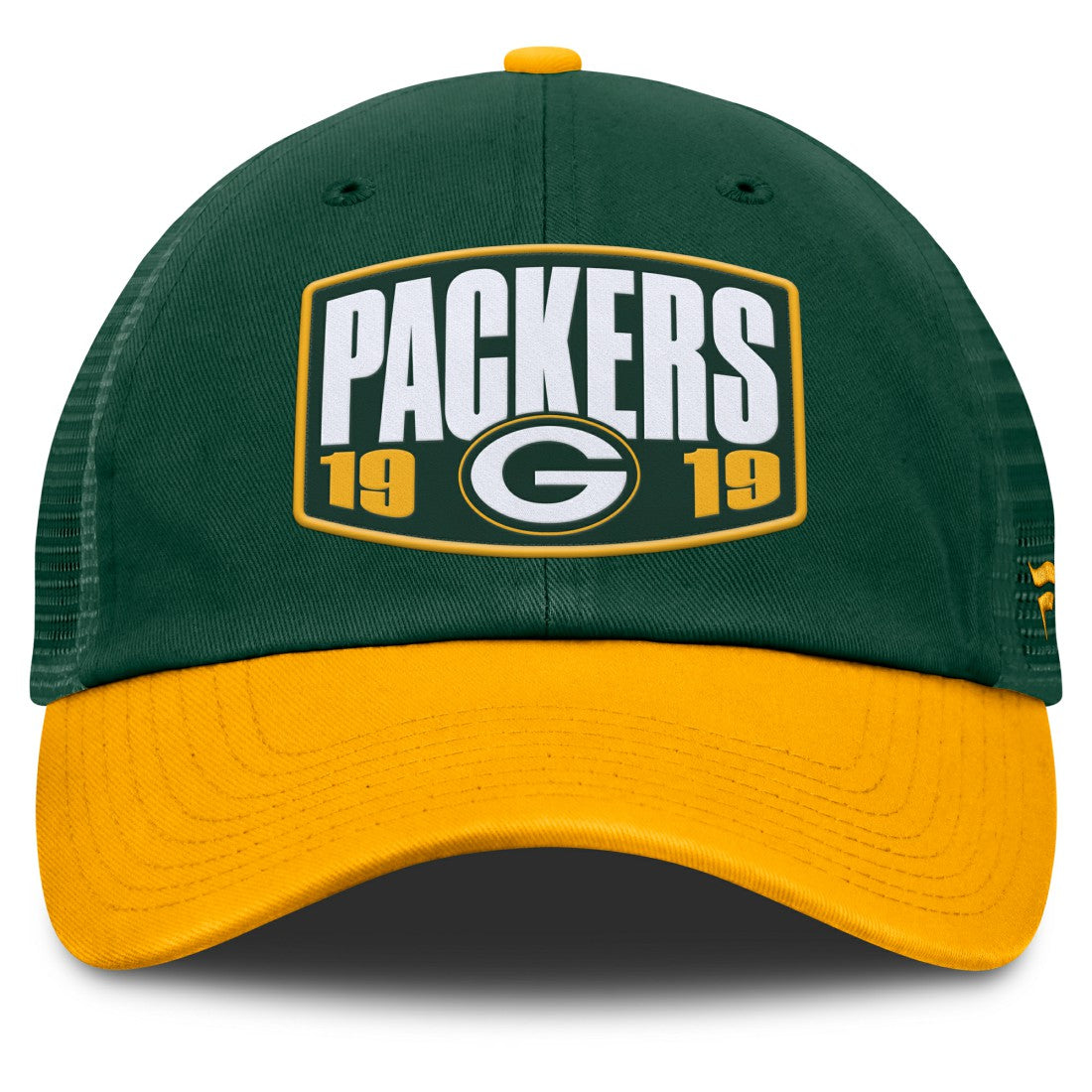 Green Bay Packers Franchise Trucker Adjustable Hat - Green/Gold - Fanatics