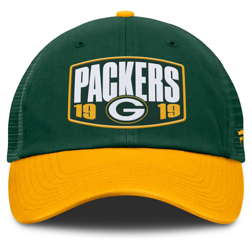 Green Bay Packers Franchise Trucker Adjustable Hat - Green/Gold - Fanatics