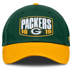 Green Bay Packers Franchise Trucker Adjustable Hat - Green/Gold - Fanatics