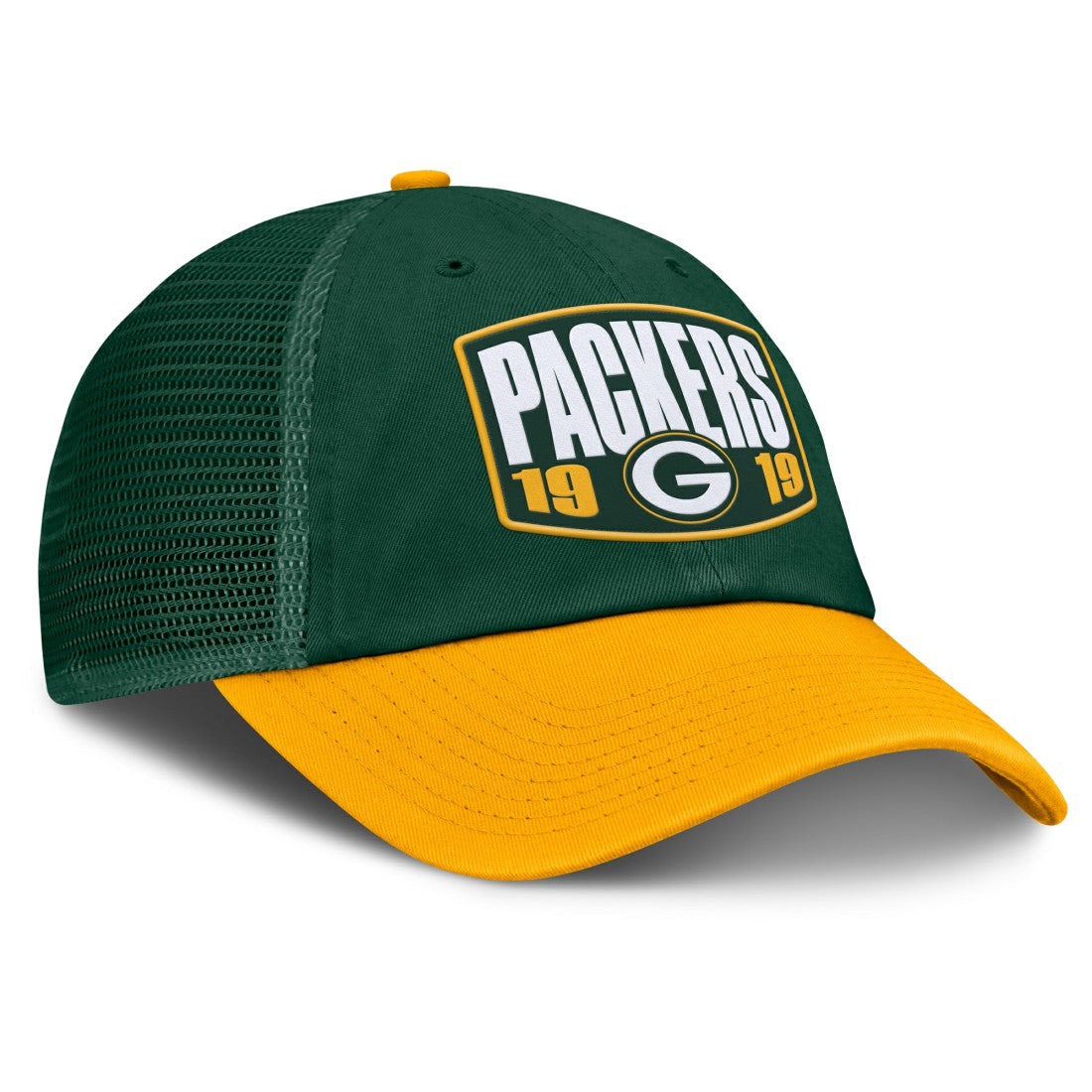Green Bay Packers Franchise Trucker Adjustable Hat - Green/Gold - Fanatics