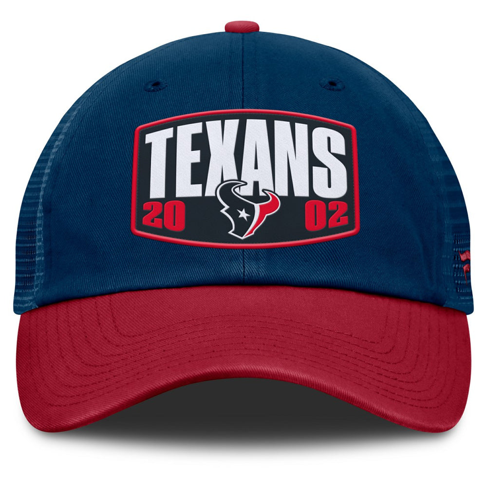 Houston Texans Franchise Trucker Adjustable Hat - Navy/Red - Fanatics