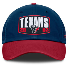 Houston Texans Franchise Trucker Adjustable Hat - Navy/Red - Fanatics