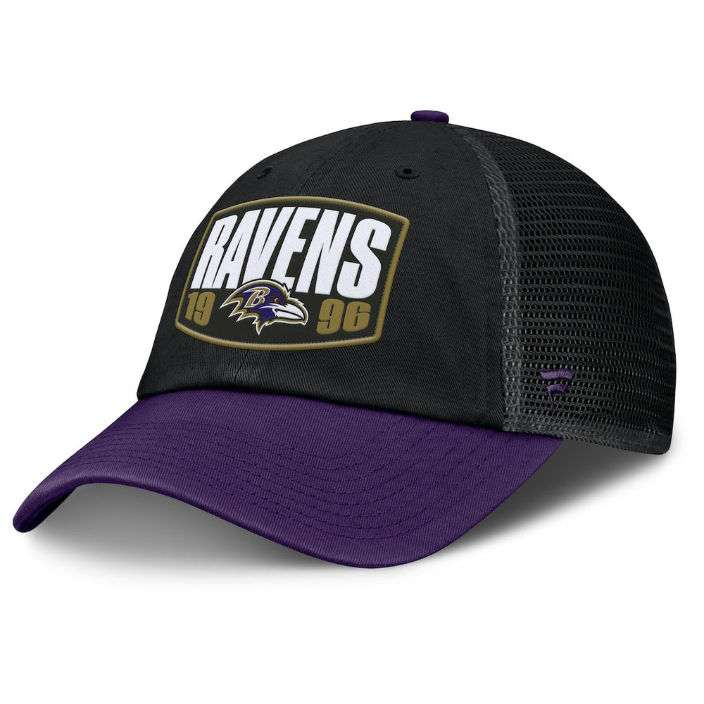 Baltimore Ravens Franchise Trucker Adjustable Hat - Black/Purple - Fanatics