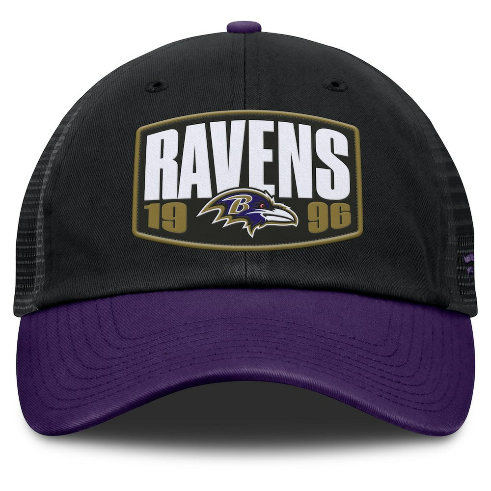 Baltimore Ravens Franchise Trucker Adjustable Hat - Black/Purple - Fanatics