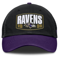 Baltimore Ravens Franchise Trucker Adjustable Hat - Black/Purple - Fanatics