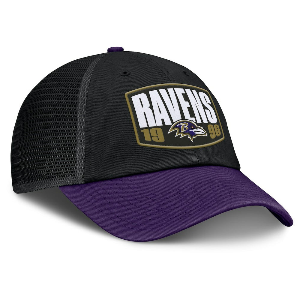 Baltimore Ravens Franchise Trucker Adjustable Hat - Black/Purple - Fanatics