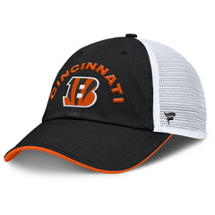 Cincinnati Bengals Reverse Trucker Adjustable Hat - Black/White - Fanatics