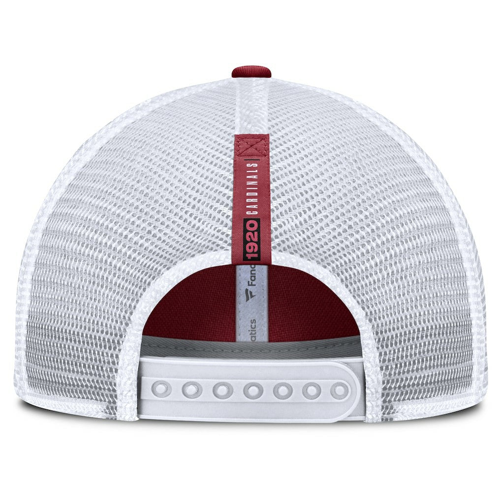 Arizona Cardinals Reverse Trucker Adjustable Hat - Cardinal/White - Fanatics