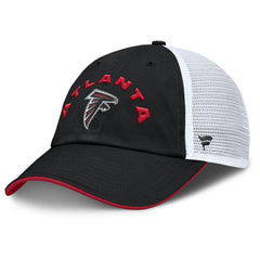 Atlanta Falcons Reverse Trucker Adjustable Hat - Black/White - Fanatics
