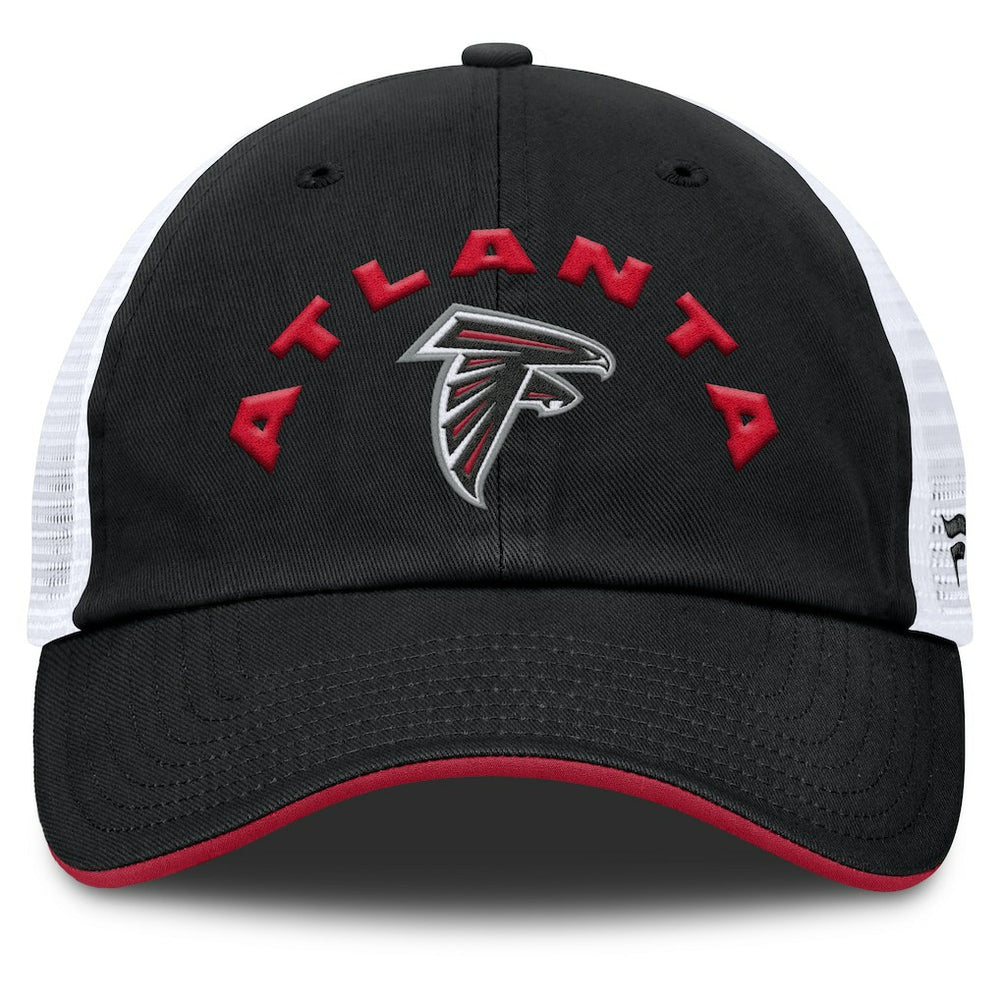 Atlanta Falcons Reverse Trucker Adjustable Hat - Black/White - Fanatics