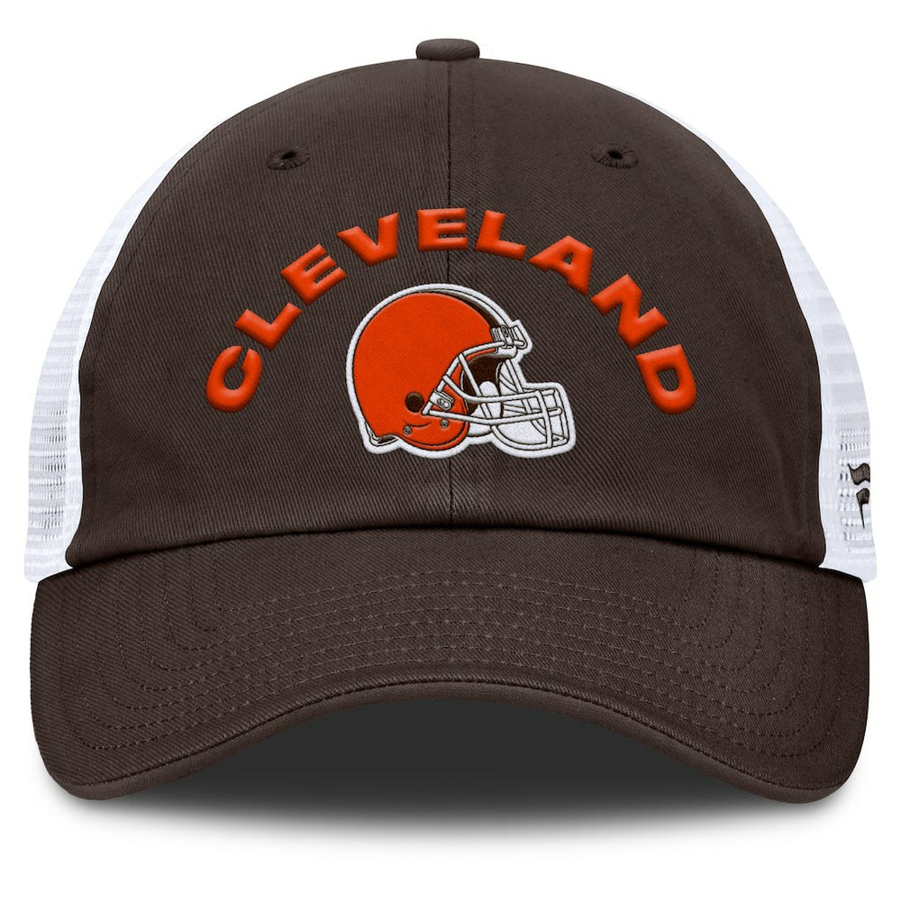 Cleveland Browns Reverse Trucker Adjustable Hat - Brown/White - Fanatics