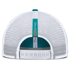 Miami Dolphins Reverse Trucker Adjustable Hat - Aqua/White - Fanatics