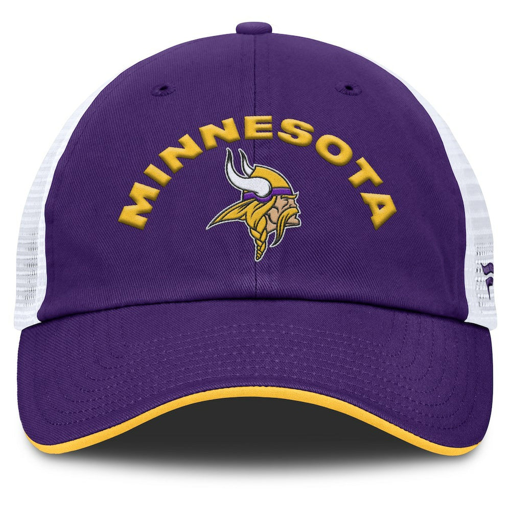Minnesota Vikings Reverse Trucker Adjustable Hat - Purple/White - Fanatics