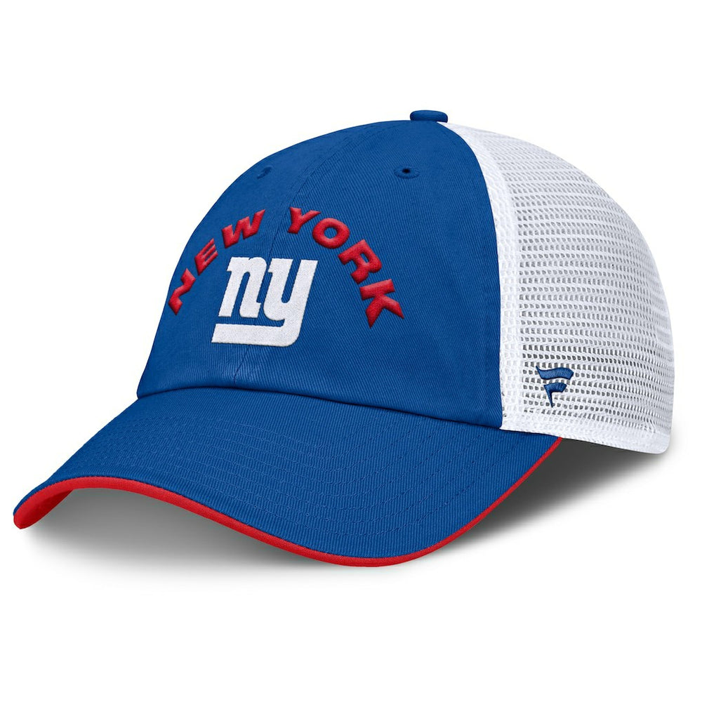 New York Giants Reverse Trucker Adjustable Hat - Royal/White - Fanatics