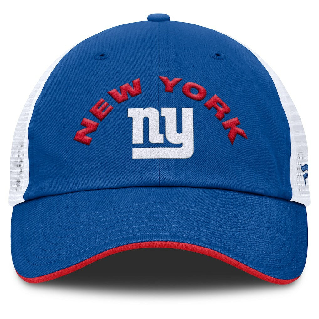 New York Giants Reverse Trucker Adjustable Hat - Royal/White - Fanatics