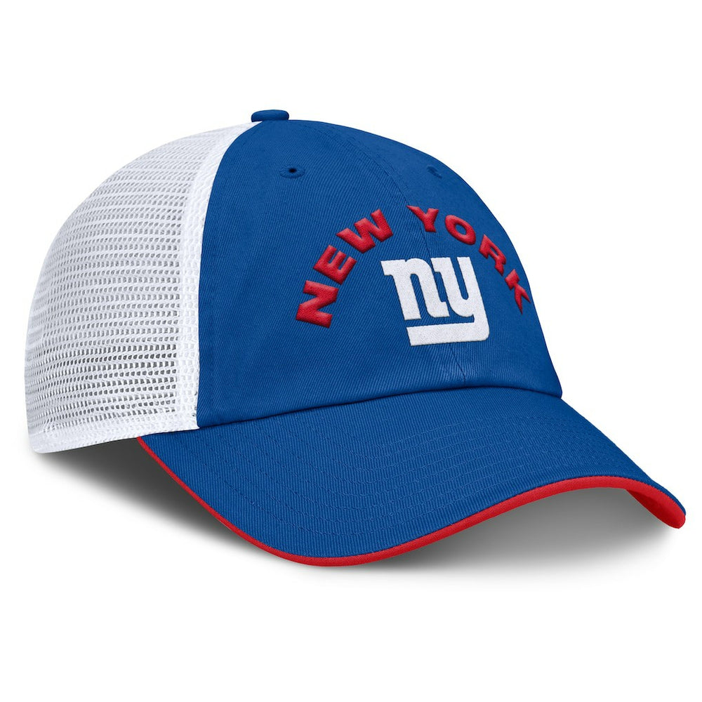 New York Giants Reverse Trucker Adjustable Hat - Royal/White - Fanatics