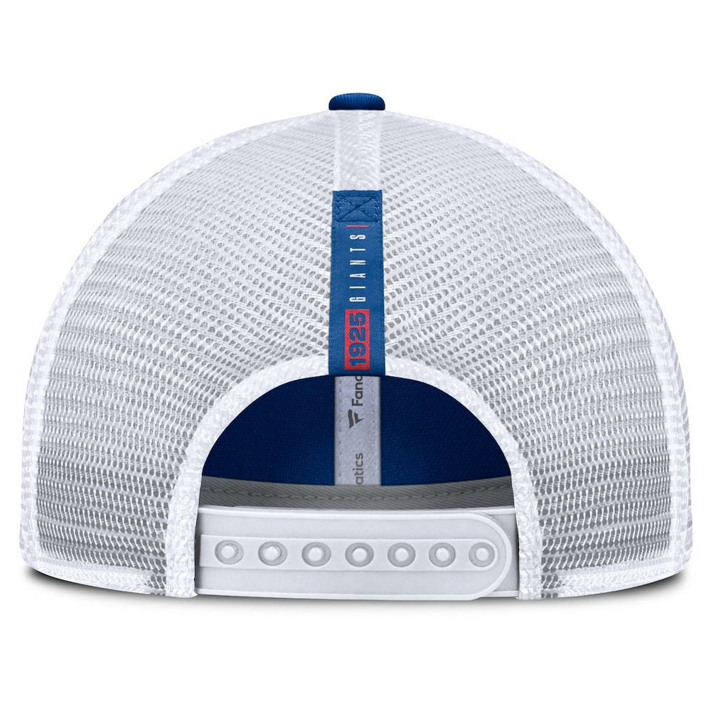 New York Giants Reverse Trucker Adjustable Hat - Royal/White - Fanatics