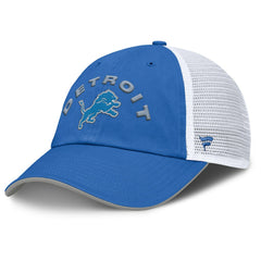 Detroit Lions Reverse Trucker Adjustable Hat - Blue/White - Fanatics