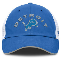 Detroit Lions Reverse Trucker Adjustable Hat - Blue/White - Fanatics