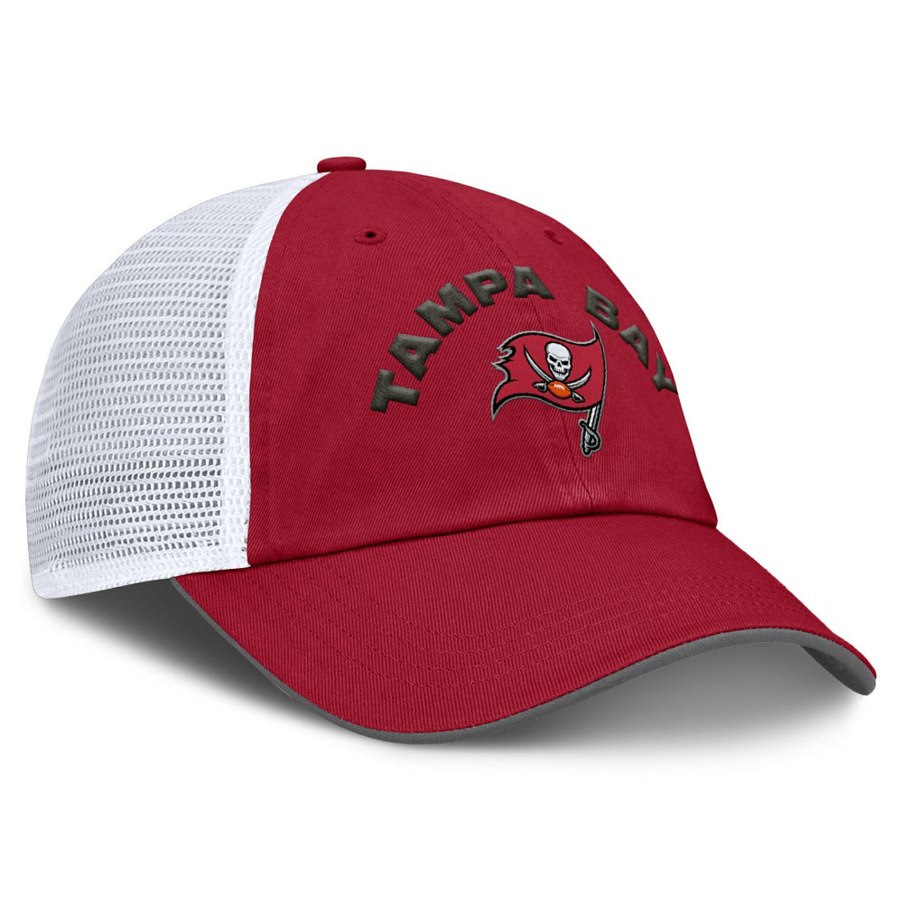 Tampa Bay Buccaneers Reverse Trucker Adjustable Hat - Red/White - Fanatics