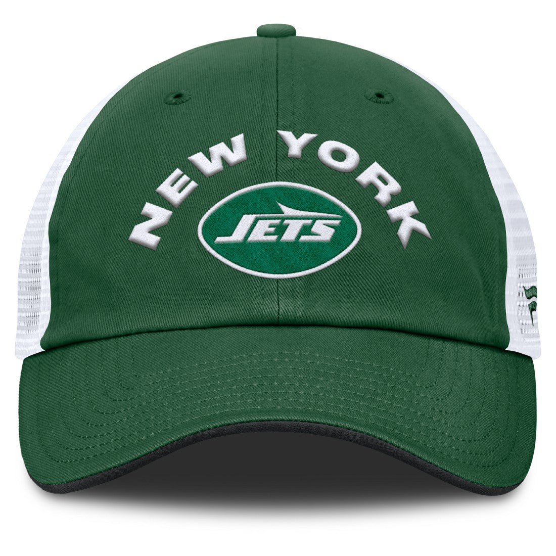 New York Jets Reverse Trucker Adjustable Hat - Green/White - Fanatics