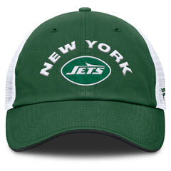 New York Jets Reverse Trucker Adjustable Hat - Green/White - Fanatics