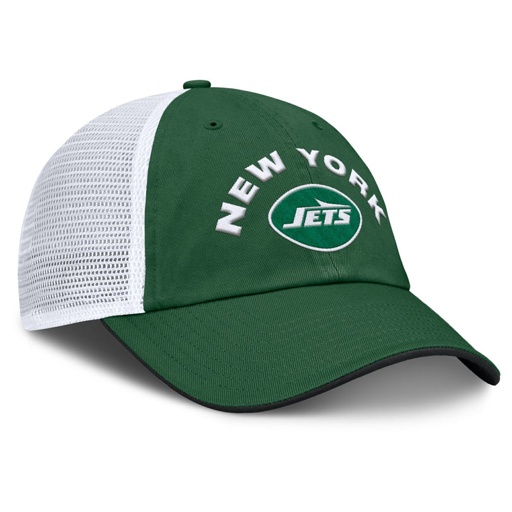 New York Jets Reverse Trucker Adjustable Hat - Green/White - Fanatics