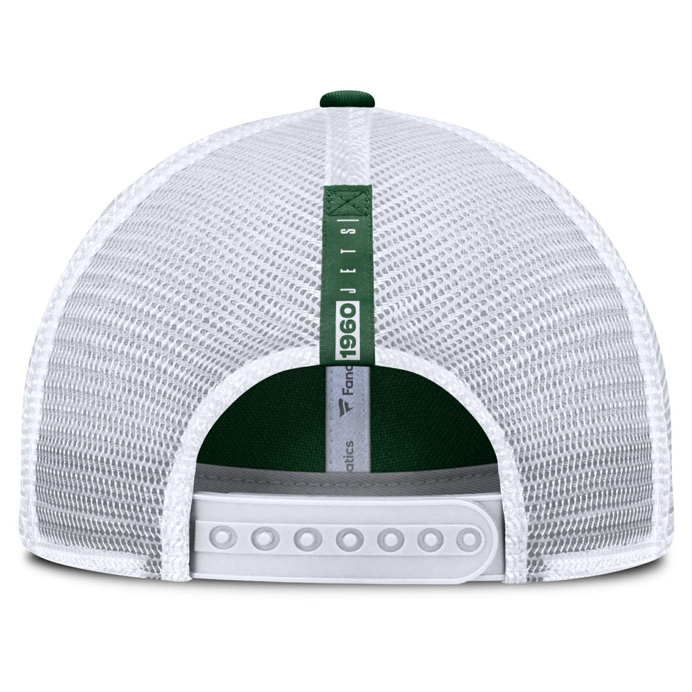 New York Jets Reverse Trucker Adjustable Hat - Green/White - Fanatics