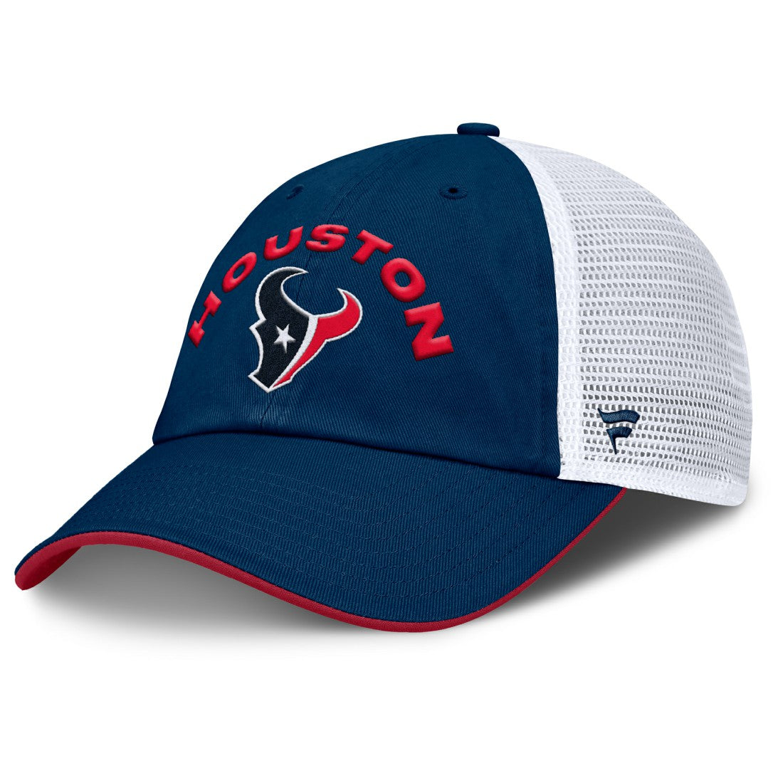 Houston Texans Reverse Trucker Adjustable Hat - Navy/White - Fanatics