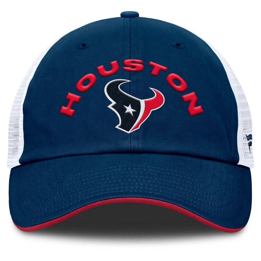 Houston Texans Reverse Trucker Adjustable Hat - Navy/White - Fanatics
