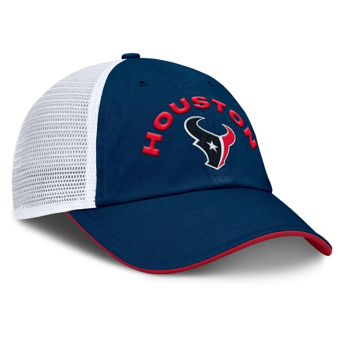 Houston Texans Reverse Trucker Adjustable Hat - Navy/White - Fanatics