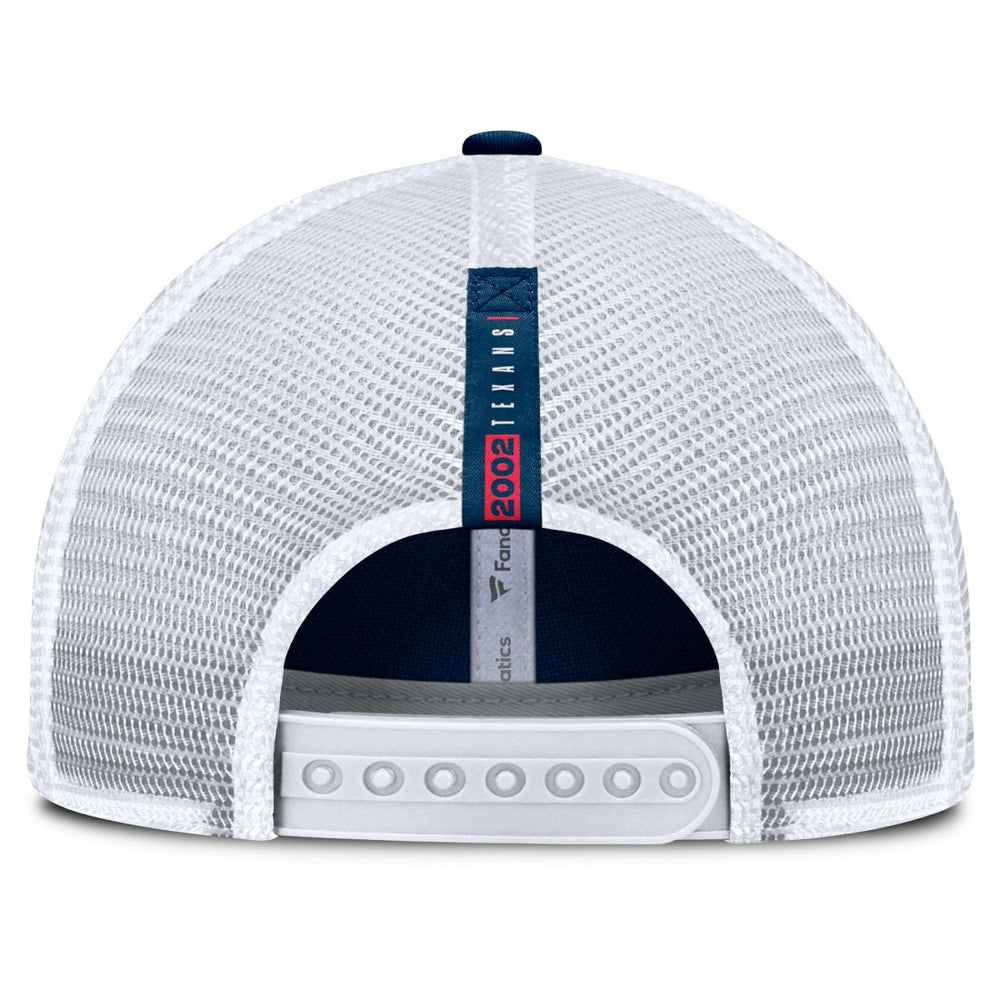 Houston Texans Reverse Trucker Adjustable Hat - Navy/White - Fanatics