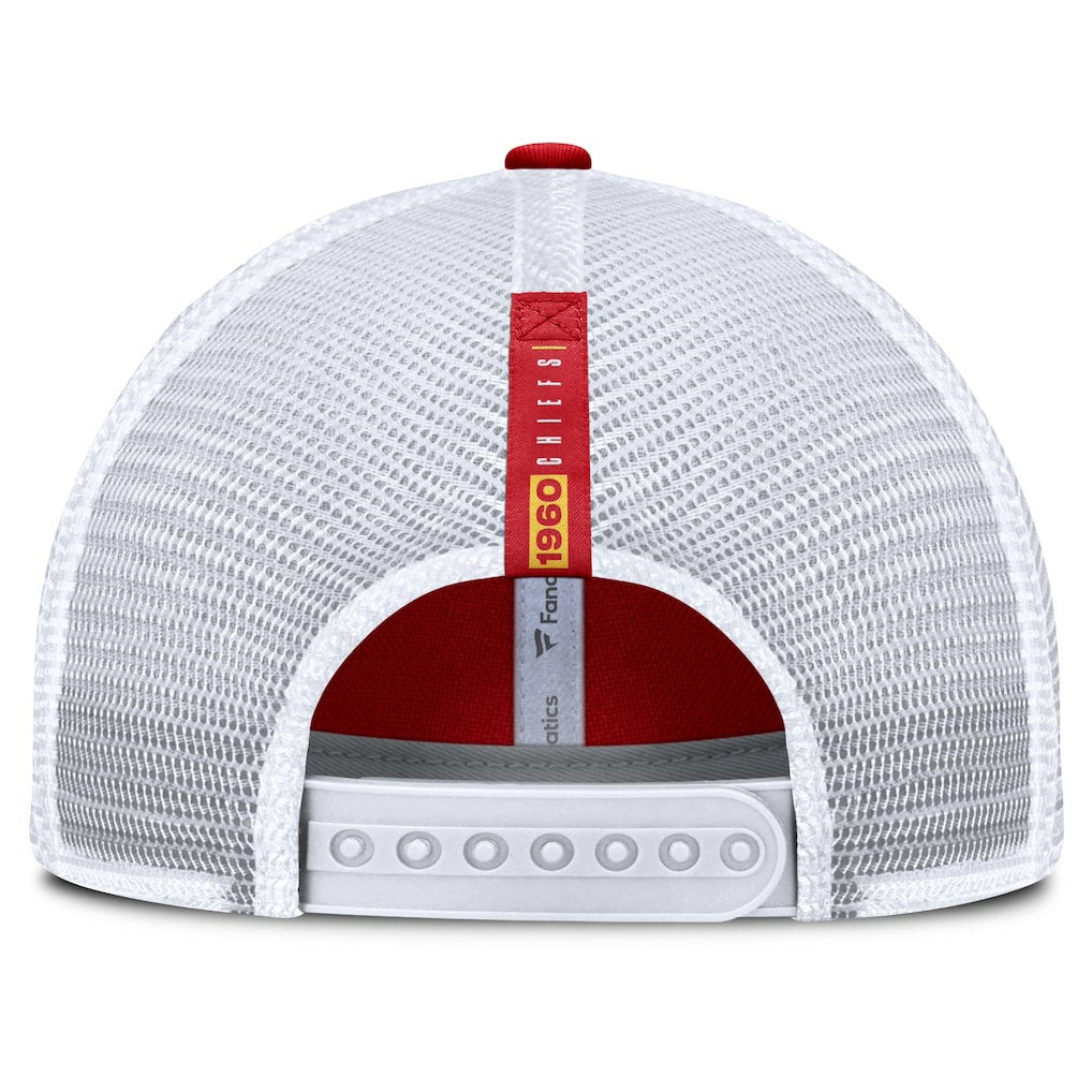 Kansas City Chiefs Reverse Trucker Adjustable Hat - Red/White - Fanatics