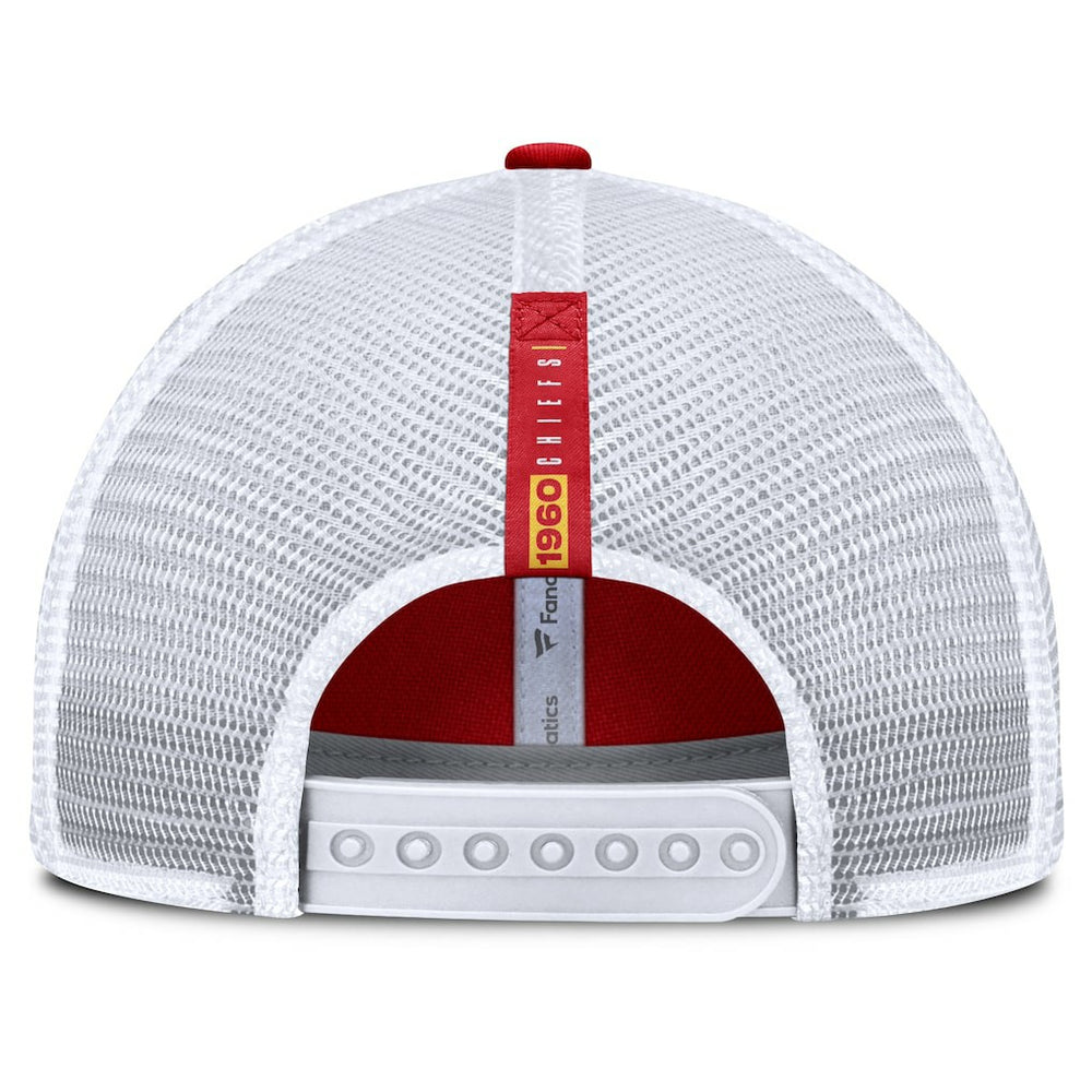 Kansas City Chiefs Reverse Trucker Adjustable Hat - Red/White - Fanatics